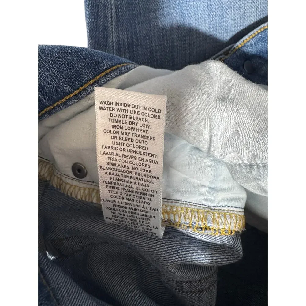Frame L'Homme Skinny Jeans Womens 34 Blue Vintage Wash Light Denim Stretch